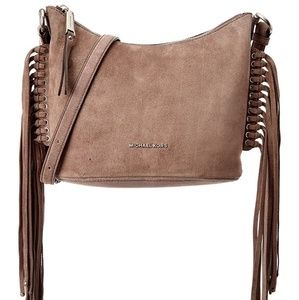 BNWT Michael Kors Billie Suede Messenger